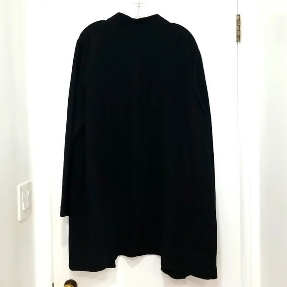 Eileen Fisher Black Notch Collar Jacket Women's Size 2X. NWT - Picture 6 of 9